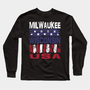 Milwaukee Wisconsin USA T-Shirt Long Sleeve T-Shirt